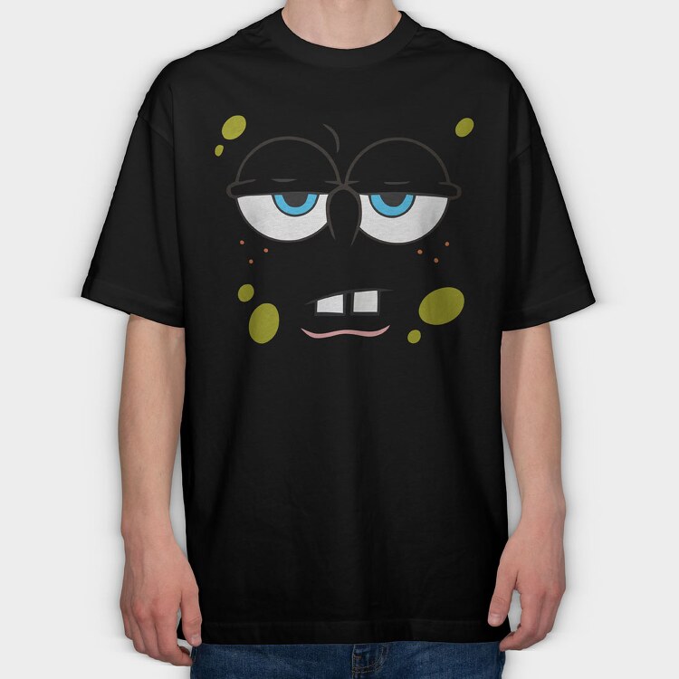SpongeBob face 5, Tricou Oversize Barbati (Unisex)