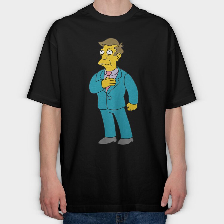 Principal Skinner, Tricou Oversize Barbati (Unisex)