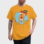 Crazy Chicken, Tricou Barbati (Unisex)