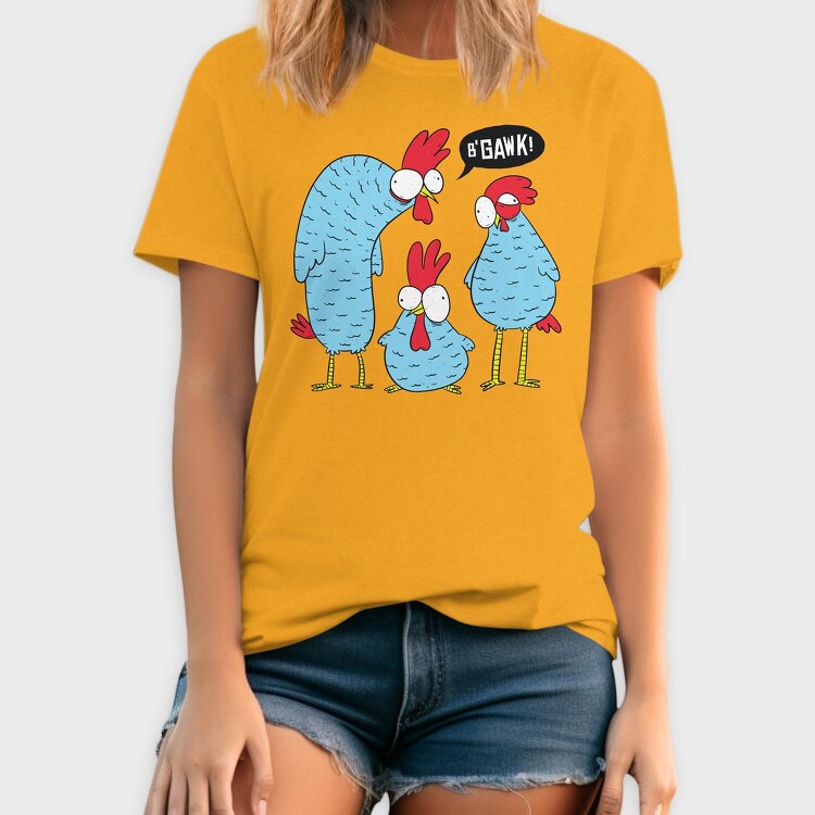 Crazy Chicken, Tricou Barbati (Unisex)