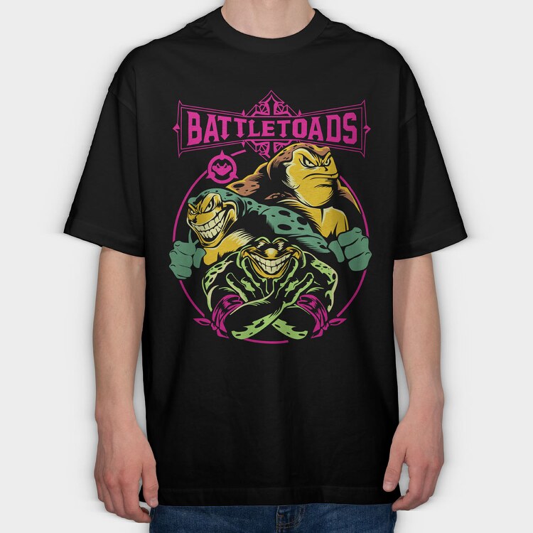 Battletoads, Tricou Oversize Barbati (Unisex)