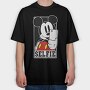Cartoon Retro Mickey Mouse 1, Tricou Oversize Barbati (Unisex)