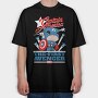 Funko Marvel captain america, Tricou Oversize Barbati (Unisex)
