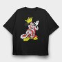 Cartoon Retro Mickey Mouse 3, Tricou Oversize Barbati (Unisex)