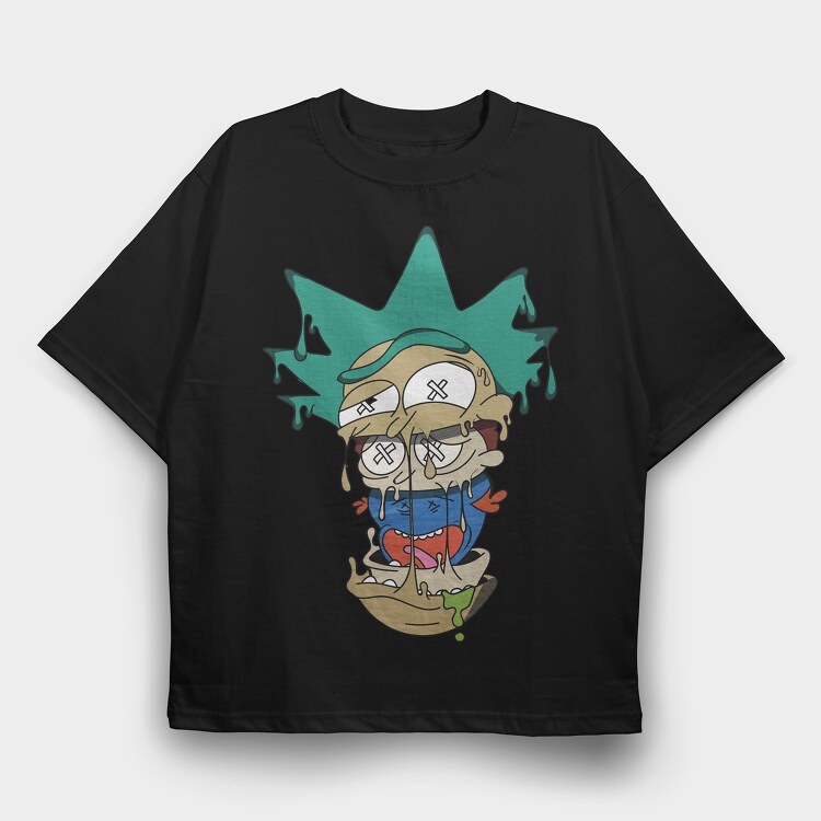 Rick and Morty 19, Tricou Oversize Barbati (Unisex)