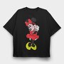 Cartoon Retro Minnie 1, Tricou Oversize Barbati (Unisex)