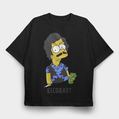 The Simpsons 2_1, Tricou Oversize Barbati (Unisex)