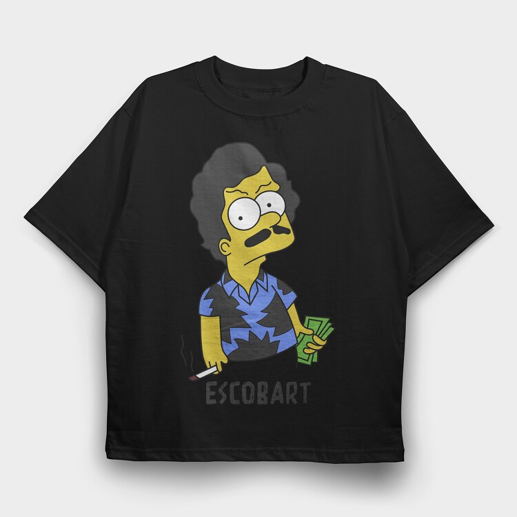 The Simpsons 2_1, Tricou Oversize Barbati (Unisex)