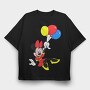 Cartoon Retro Minnie 3, Tricou Oversize Barbati (Unisex)