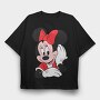 Cartoon Retro Minnie 6, Tricou Oversize Barbati (Unisex)