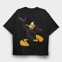 Cartoon Retro Pato Lucas 3, Tricou Oversize Barbati (Unisex)
