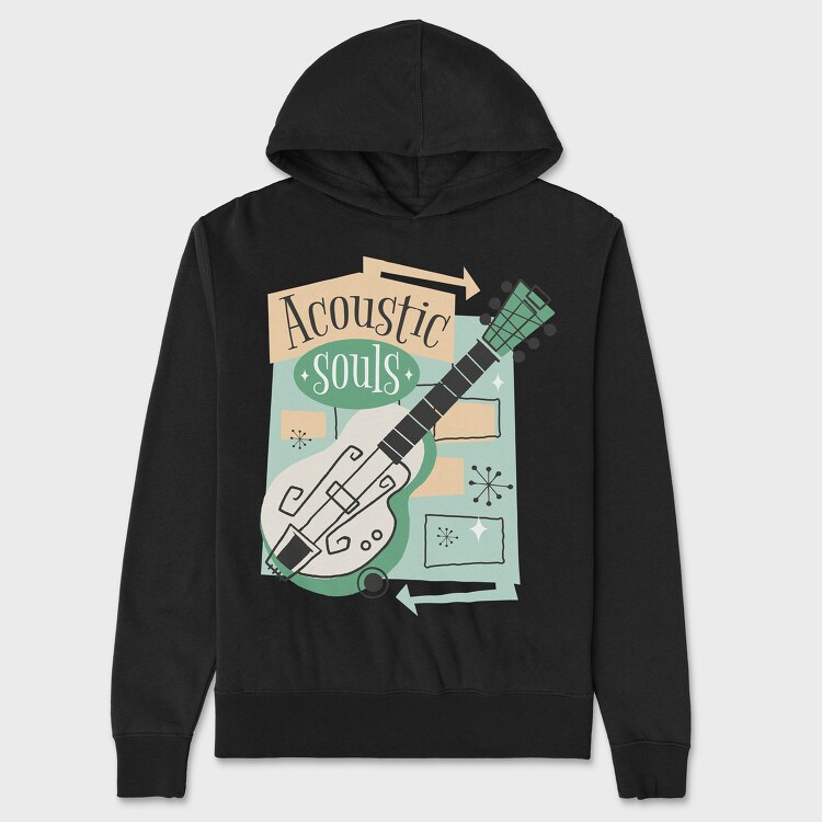 Acoustic Souls, Hanorac Oversize Barbati (Unisex)