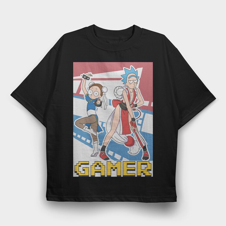 Rick and Morty 29, Tricou Oversize Barbati (Unisex)