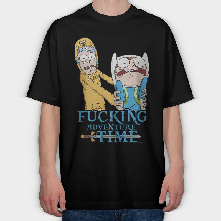 Rick and Morty 30, Tricou Oversize Barbati (Unisex)