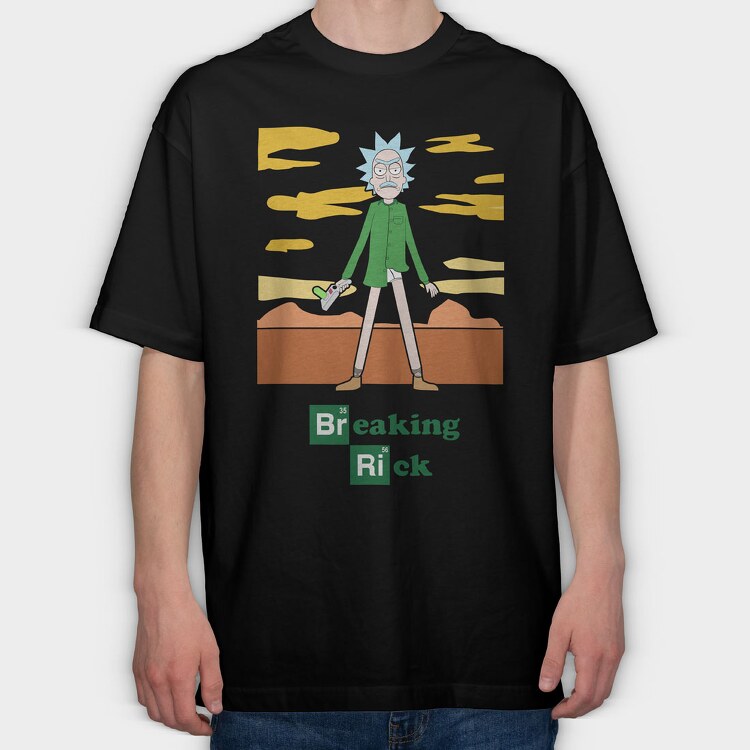 Rick and Morty 32, Tricou Oversize Barbati (Unisex)