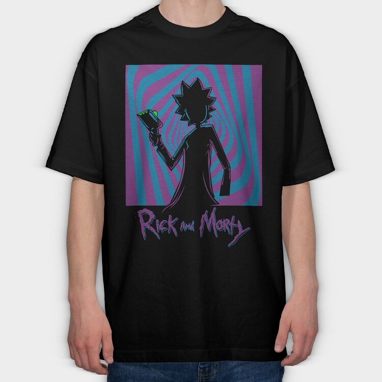 Rick and Morty 38, Tricou Oversize Barbati (Unisex)