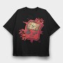 Gameboy Pokemon 2, Tricou Oversize Barbati (Unisex)