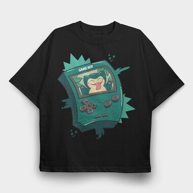 Gameboy Pokemon 6, Tricou Oversize Barbati (Unisex)