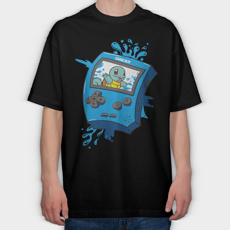 Gameboy Pokemon 7, Tricou Oversize Barbati (Unisex)