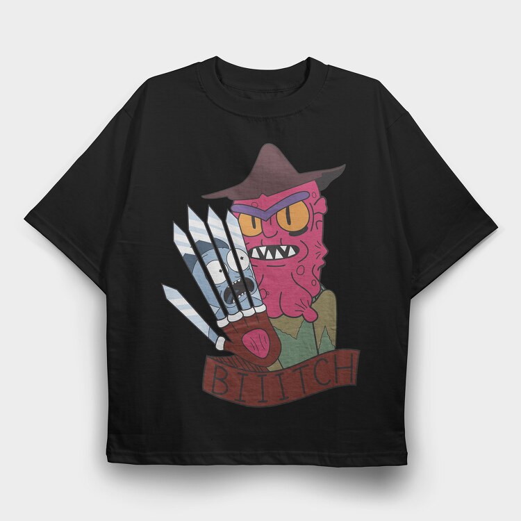 Rick and Morty 44, Tricou Oversize Barbati (Unisex)