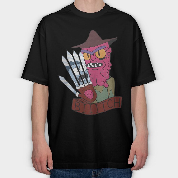 Rick and Morty 44, Tricou Oversize Barbati (Unisex)