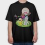 Rick and Morty 47, Tricou Oversize Barbati (Unisex)