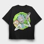 Rick and Morty 48, Tricou Oversize Barbati (Unisex)