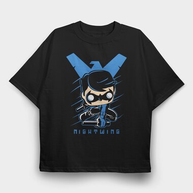 Nightwin Comics, Tricou Oversize Barbati (Unisex)