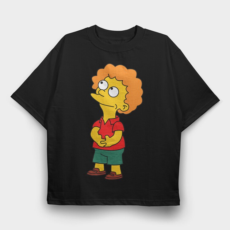Todd Flanders 01, Tricou Oversize Barbati (Unisex)