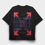 Stay Humble 2, Tricou Oversize Barbati (Unisex)