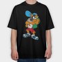 Cartoon Retro Tazmania 1, Tricou Oversize Barbati (Unisex)