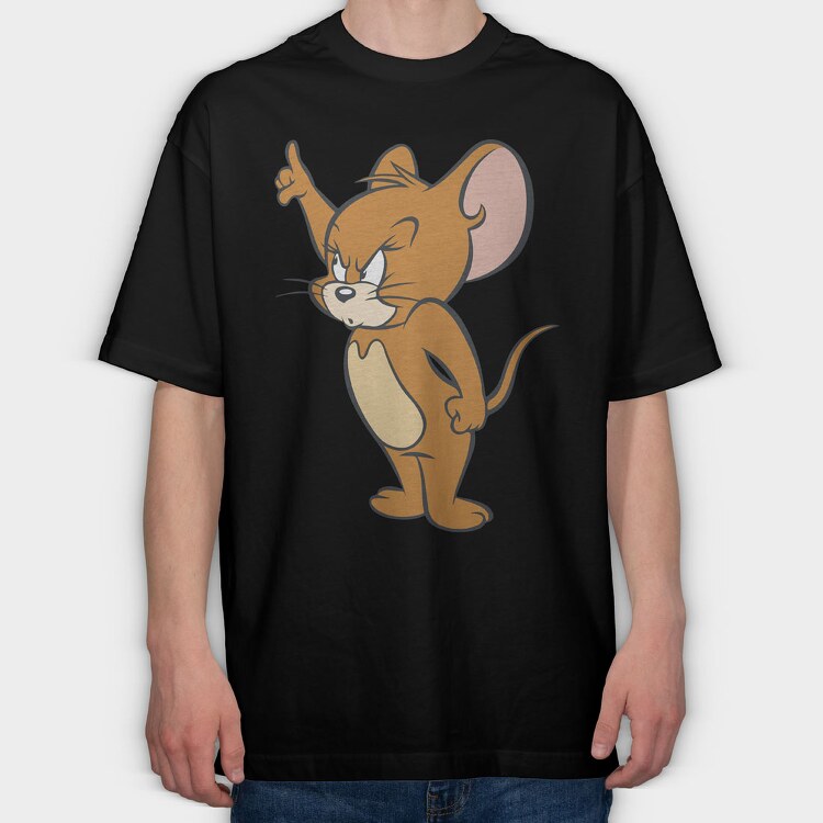 Tom and Jerry 15, Tricou Oversize Barbati (Unisex)