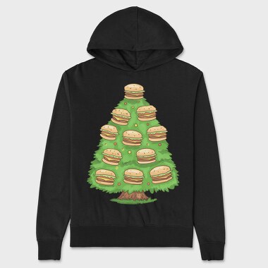 Burger Tree, Hanorac Oversize Barbati (Unisex)