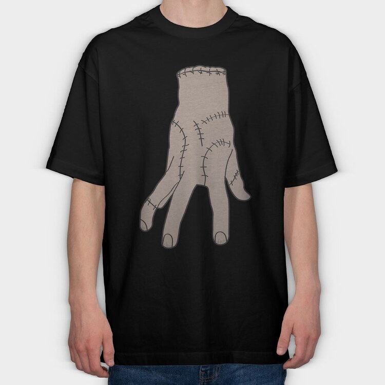 Hand Merlina, Tricou Oversize Barbati (Unisex)