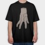 Hand Merlina, Tricou Oversize Barbati (Unisex)