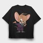 Tom and Jerry 20, Tricou Oversize Barbati (Unisex)