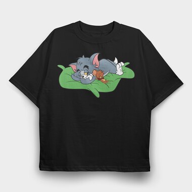 Tom and Jerry 21, Tricou Oversize Barbati (Unisex)