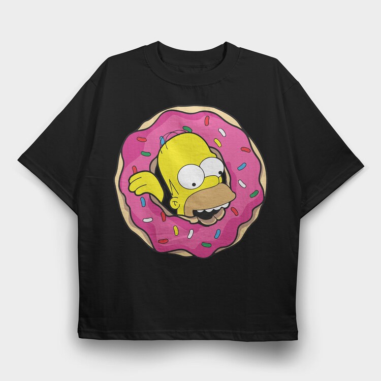 Homer, Tricou Oversize Barbati (Unisex)