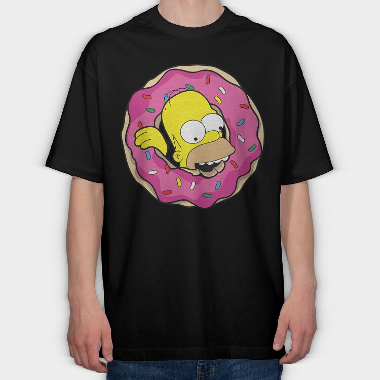 Homer, Tricou Oversize Barbati (Unisex)