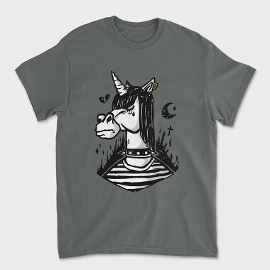 Tricou Barbati (Unisex), Emo Unicorn