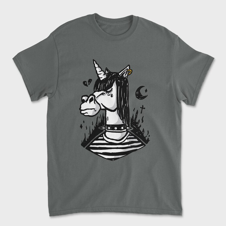 Emo Unicorn, Tricou Barbati (Unisex)