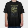 Save The Zebra 2, Tricou Oversize Barbati (Unisex)