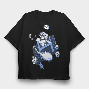 Super Mario 21, Tricou Oversize Barbati (Unisex)