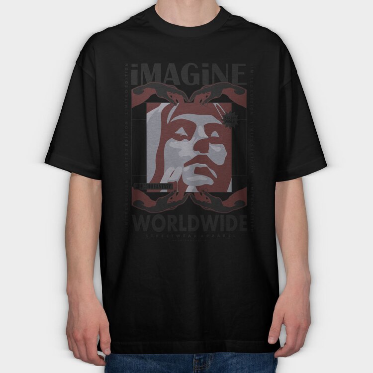 Imagine 1, Tricou Oversize Barbati (Unisex)