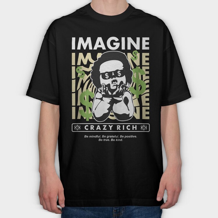 Imagine 2 2, Tricou Oversize Barbati (Unisex)
