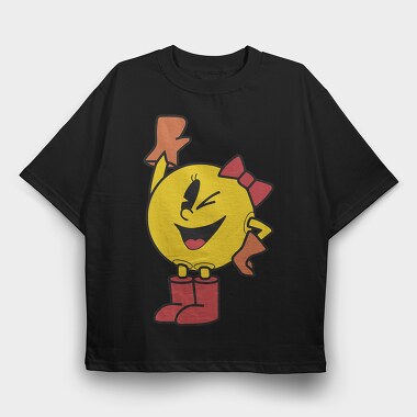 Pacman 9, Tricou Oversize Barbati (Unisex)