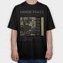 Inner Peace 1, Tricou Oversize Barbati (Unisex)