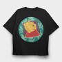 Cartoon Retro Winnie the Pooh 3, Tricou Oversize Barbati (Unisex)