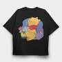 Cartoon Retro Winnie the Pooh 6, Tricou Oversize Barbati (Unisex)
