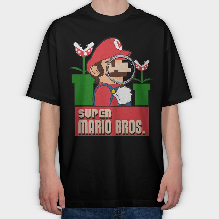 Super Mario Bros 2, Tricou Oversize Barbati (Unisex)